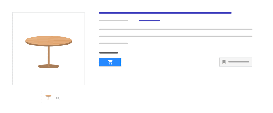 Product highlights in Google shopping ad